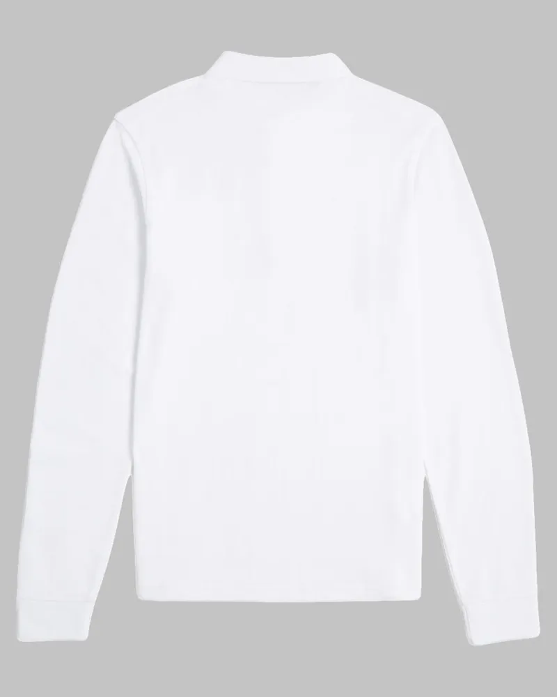 Fred Perry Logo-Embroidered Cotton Polo Shirt — White White