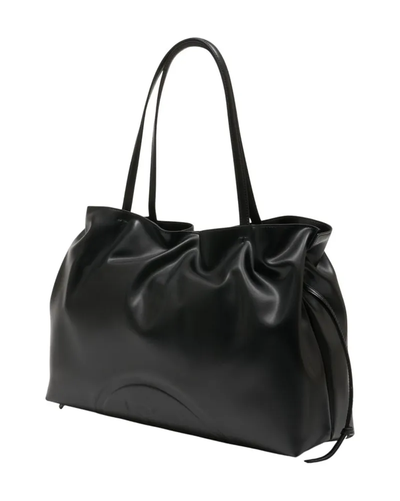 Tory Burch Women's Ella Shopper Bag -  Synthetic Black Totes-Shopping-Bags Black