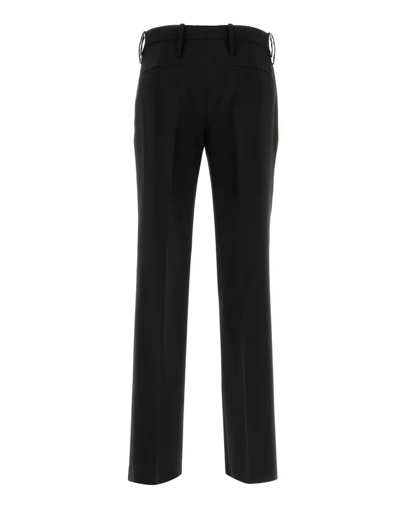Burberry 8087049 A1189 Black Exterior: Virgin Wool Pantaloni Trousers Black