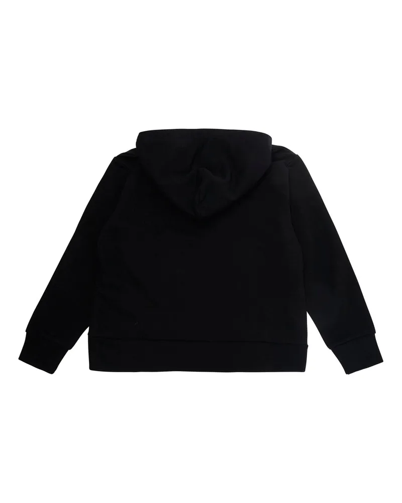 N° 21 Boys' Hoodie Black Cotton Hoods & Sweatshirts Black