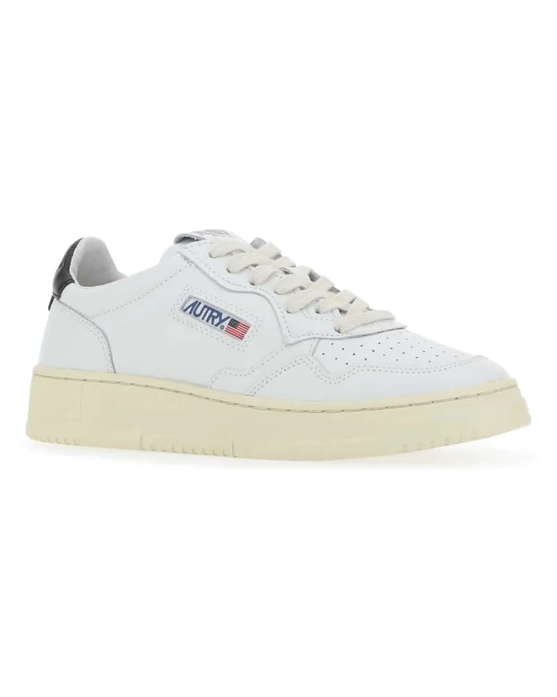AUTRY Women's White Leather Medalist Sneakers Ll22 White