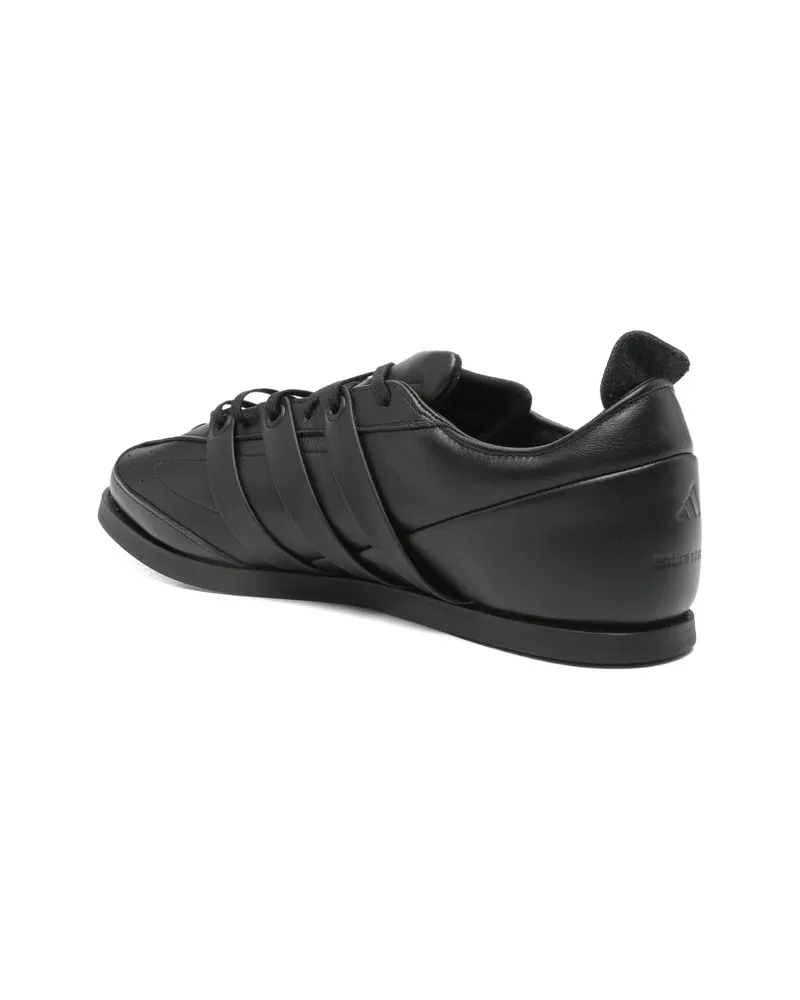 adidas Calf Leather Sneaker — Black 