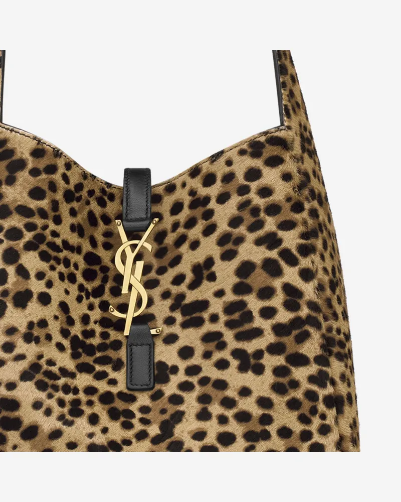 Saint Laurent Women's 5 À 7 Bea Pony Leather Calfskin Shoulder Bags Beige