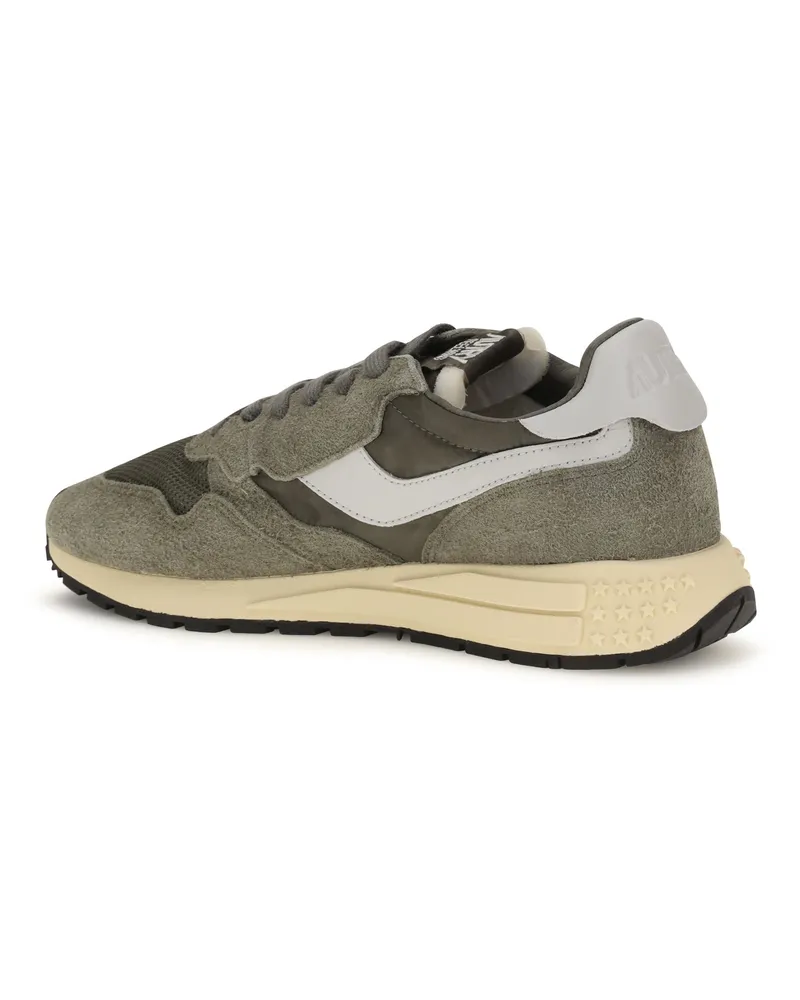 AUTRY Men's Sneakers Reelwind Low Suede Olive-Harbour Mist Upper: Trainers Olive/harbour 