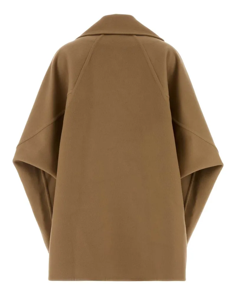 Loewe Women's Camel Wool Coat Exterior: Cappotti Camel
