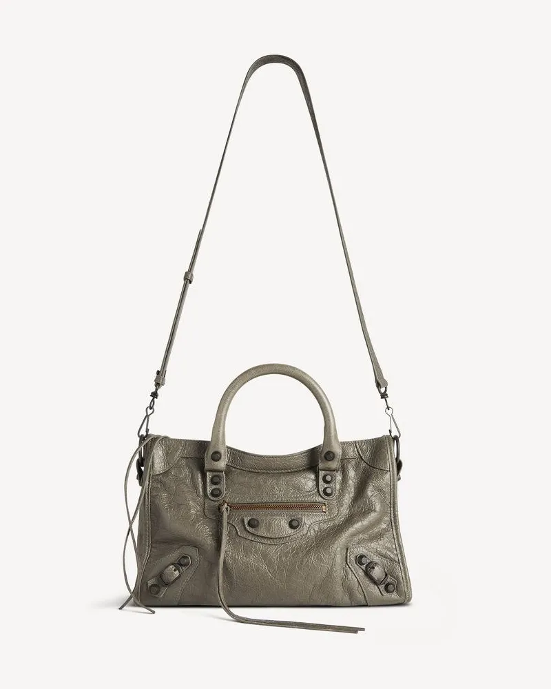 Balenciaga Unisex Bag Bal E26 Kaki Khaki