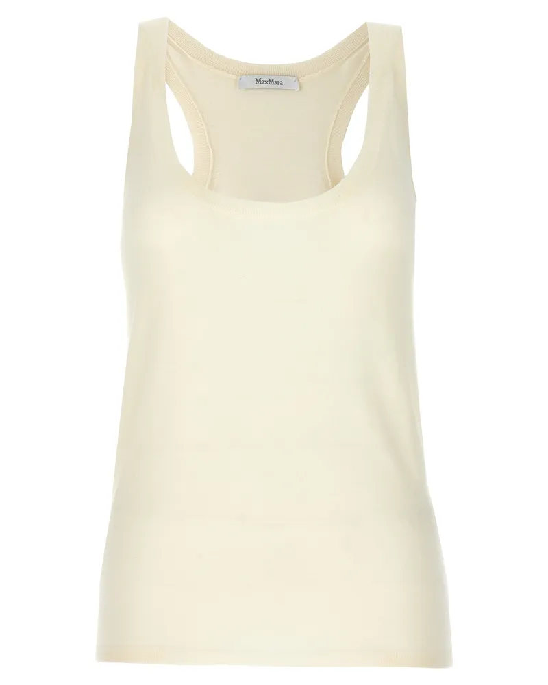 Max Mara Tank Top — White White