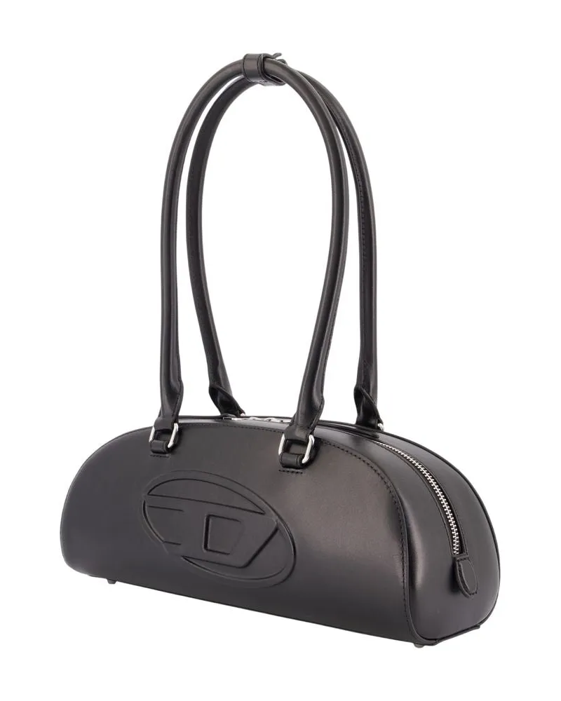 Diesel Women's 1dr Shoulder Bag Black Cowhide Black