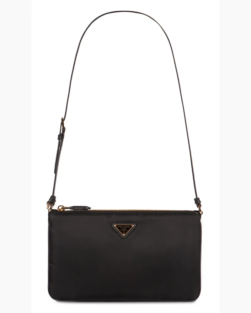 Prada Women's Shoulder Bag Re-Nylon Black Polyamide Black