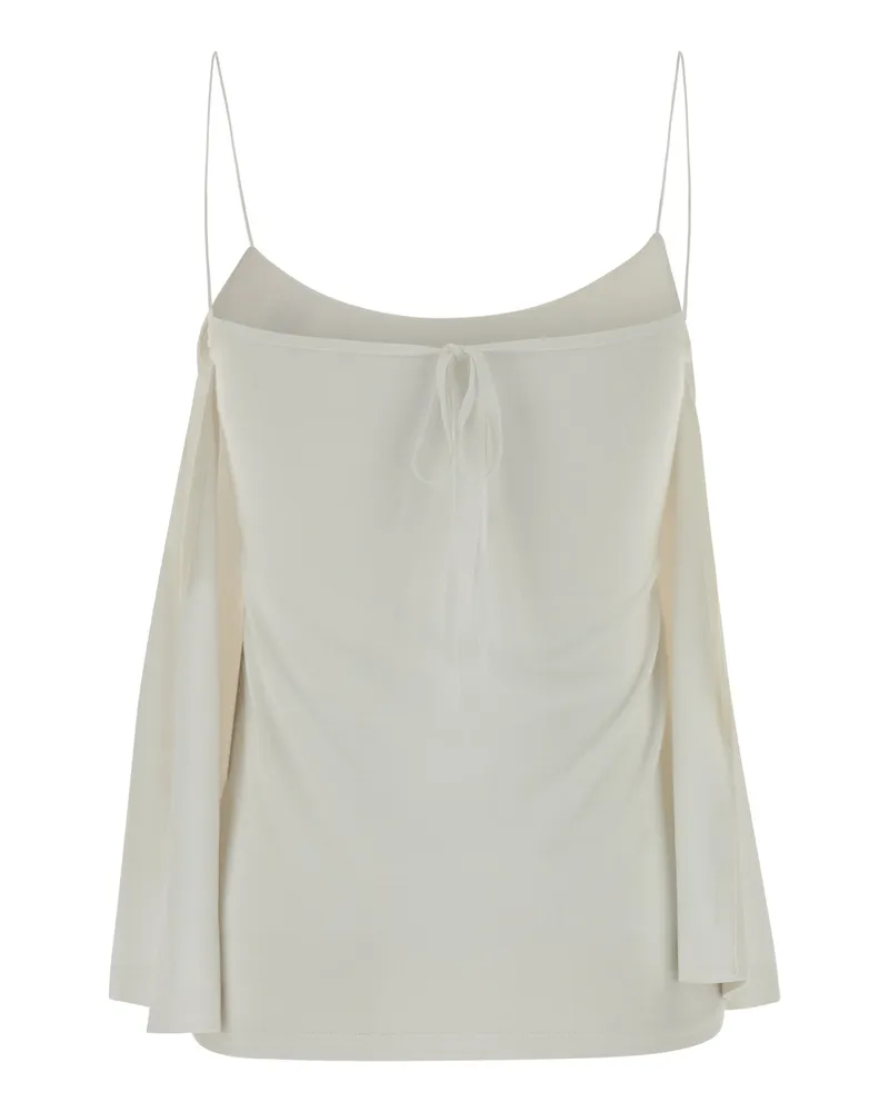 Jacquemus Women's Le Haut Voile White Principal:viscose Polyester Maglie Sweater White