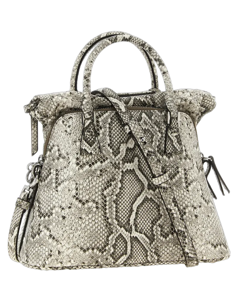 Maison Margiela Women's Gray Goatskin Shoulder Bag Grey