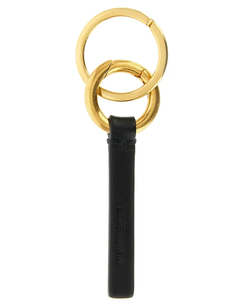 Jil Sander Logo Keyring — Black Black