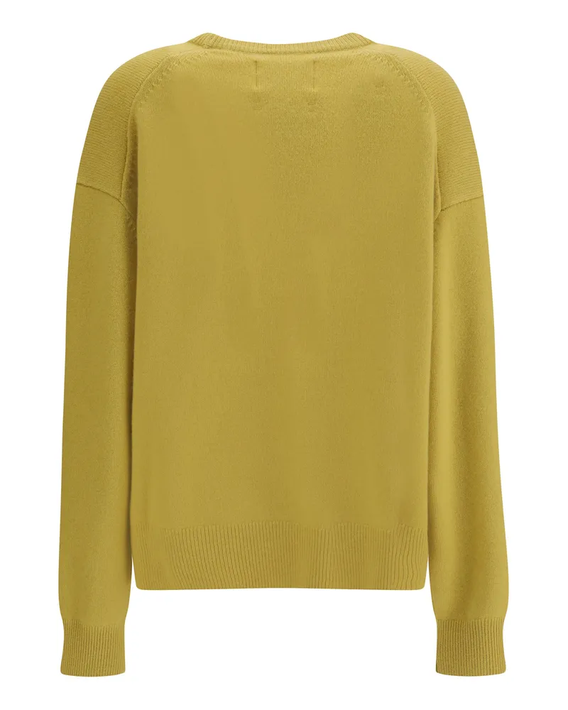 extreme cashmere Women's Cashmere Sweater N°457 Jack Corn Yellow