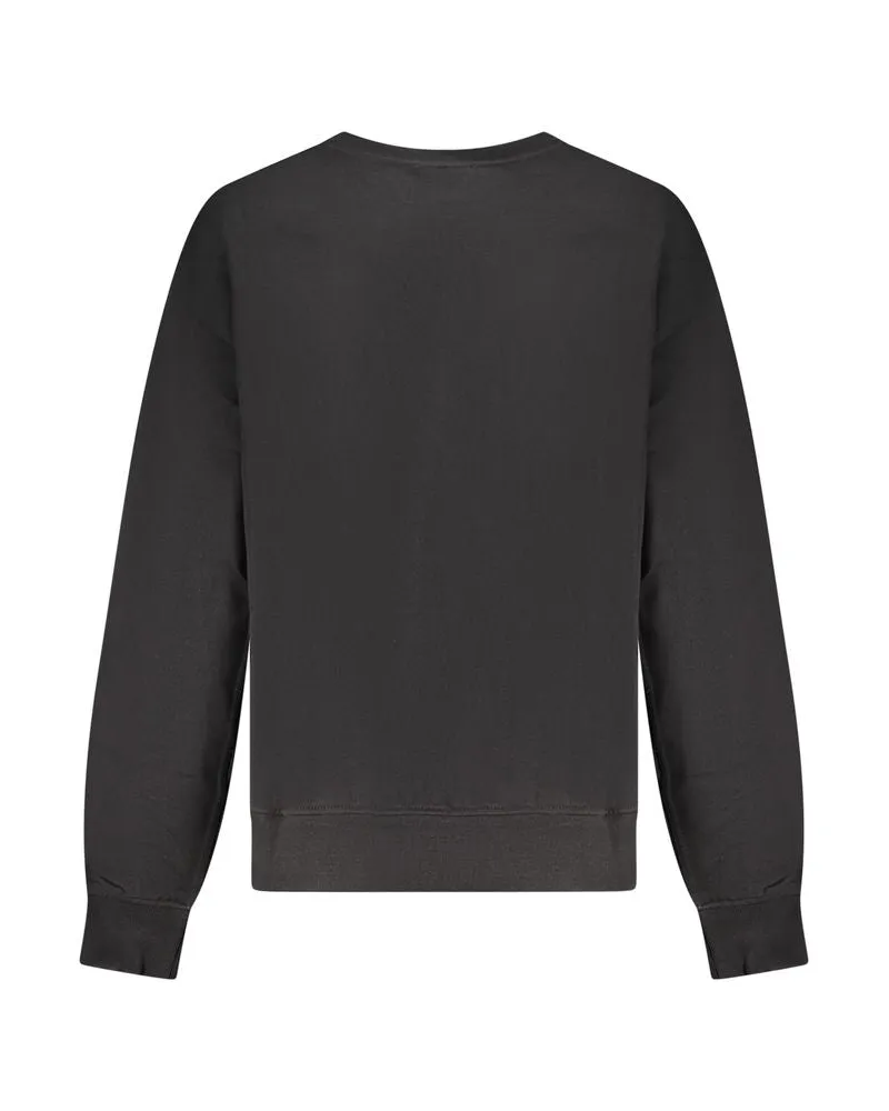 Calvin Klein Cotton-Blend Sweatshirt — Black Black