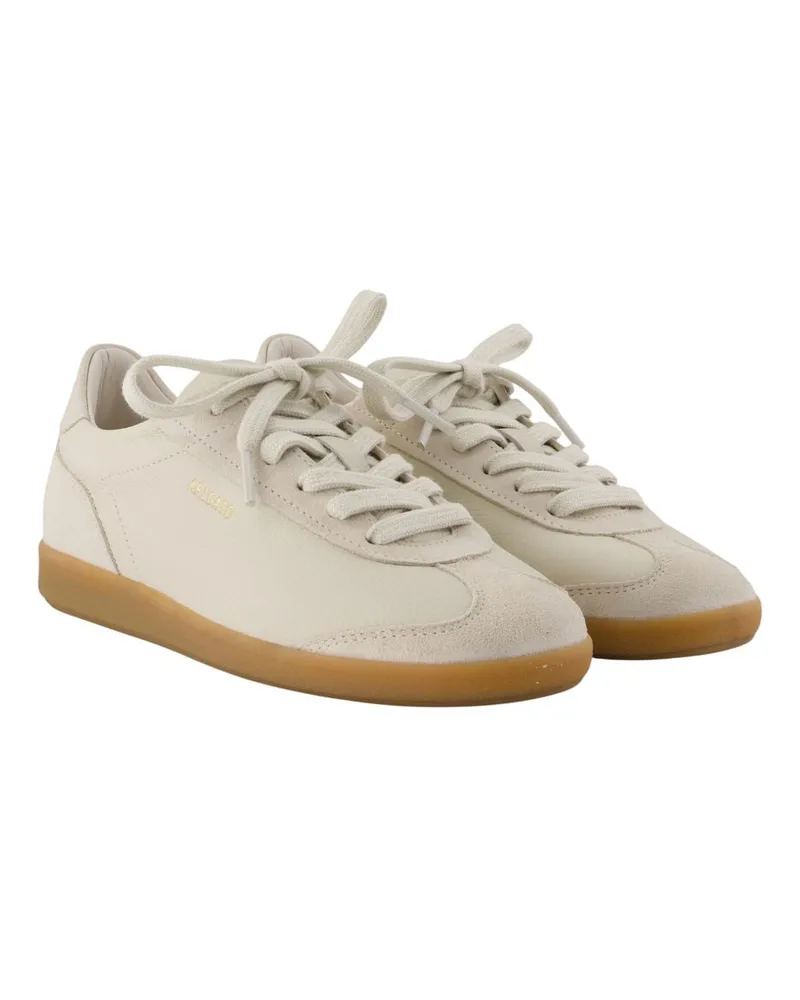 Axel Arigato Women's Zane Sneakers -  Leather Ivory Calfskin Shoes White