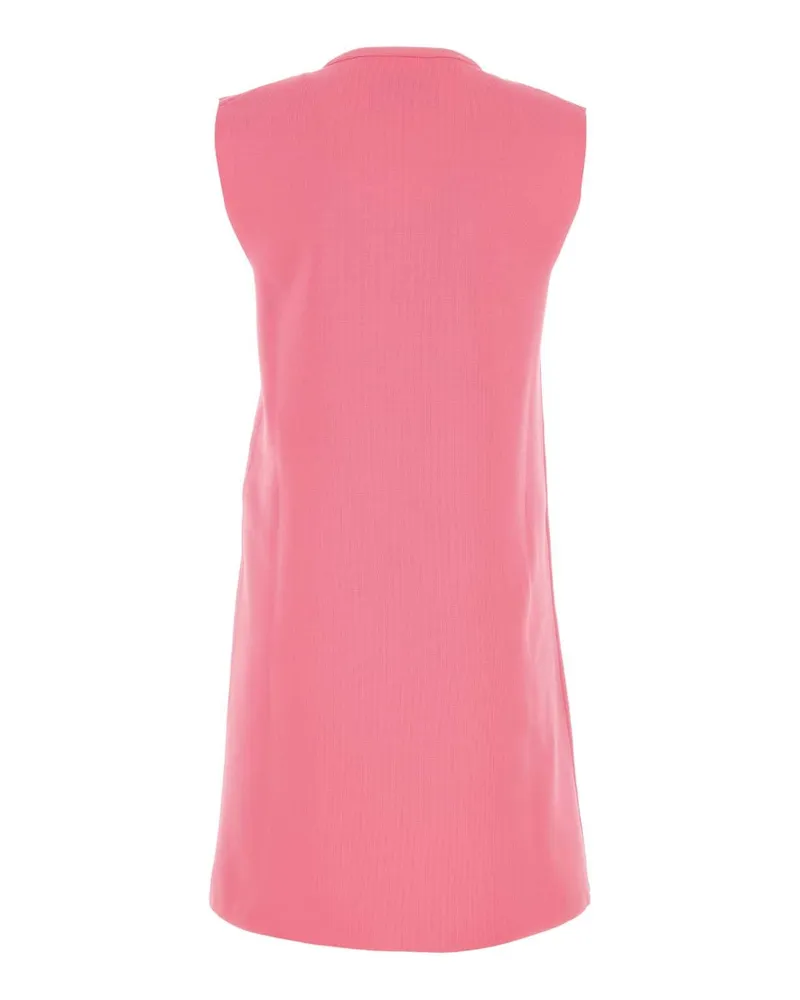 Jil Sander Women's Fluo Pink Polyester Mini Dress 956 Exterior: Abiti Pink