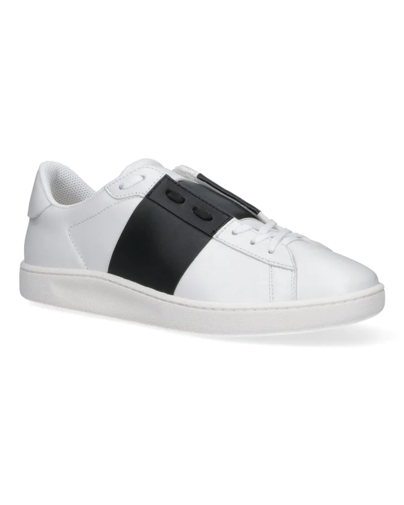 Valentino Garavani Men's Sneakers White Upper: Calf Leather White