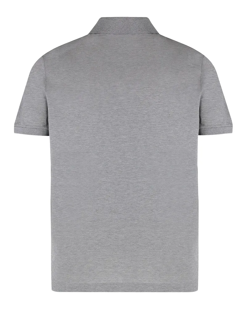 Paul & Shark Cotton Piqué Polo Shirt — Gray Gray