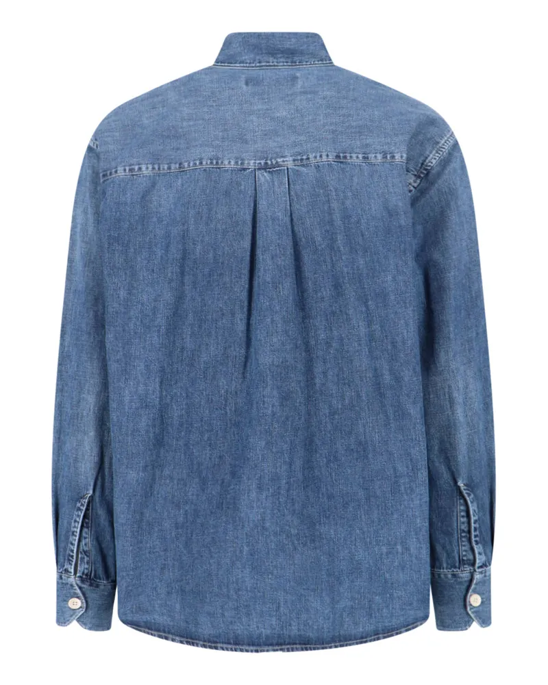 Our Legacy Men's Shirts Blue Organic Cotton Blue