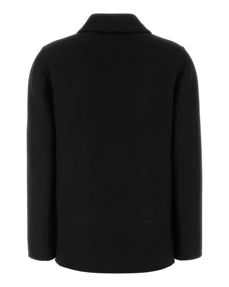 Burberry Coat — Black Black