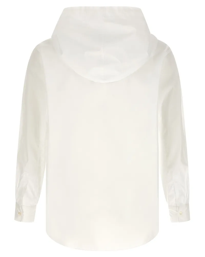 Comme des Garçons Men's White Cotton Blouse White
