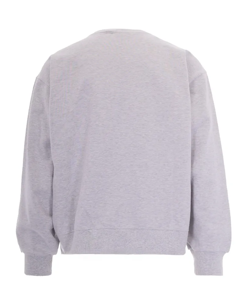 Carhartt WIP Men Sweatshirt Wip Iii Ash Heather Cotton Sweatshirts Sweater Gray