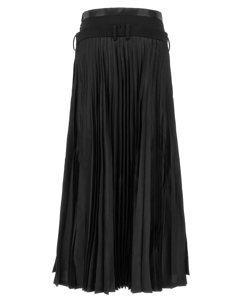 Junya Watanabe Hybrid Wool Trousers — Black Black