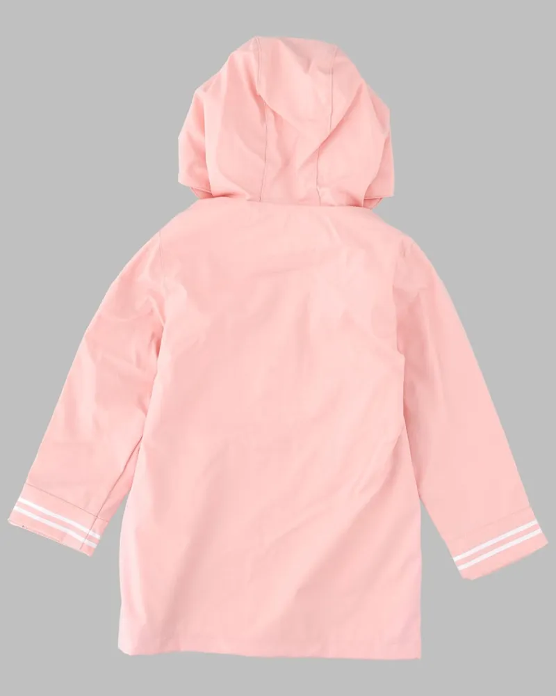 Aigle Waterproof Polyester Raincoat — Pink Pink