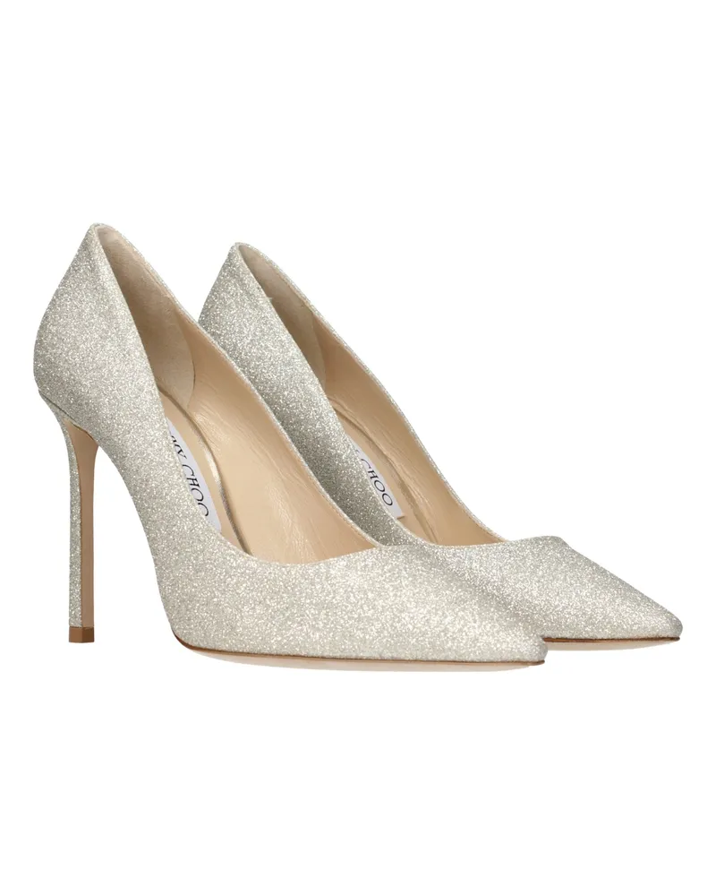 Jimmy Choo Women's Gold Plastic High Heel Pumps Gold