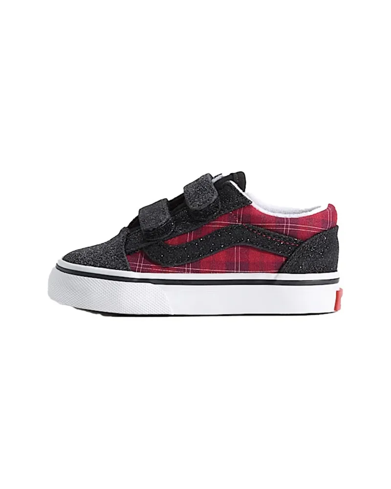 Vans Suede-Linen Sneakers — Red Red