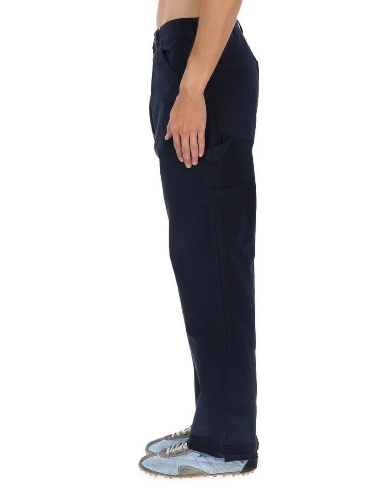 Maison Margiela Five-Pocket Cotton Jeans — Blue Blue