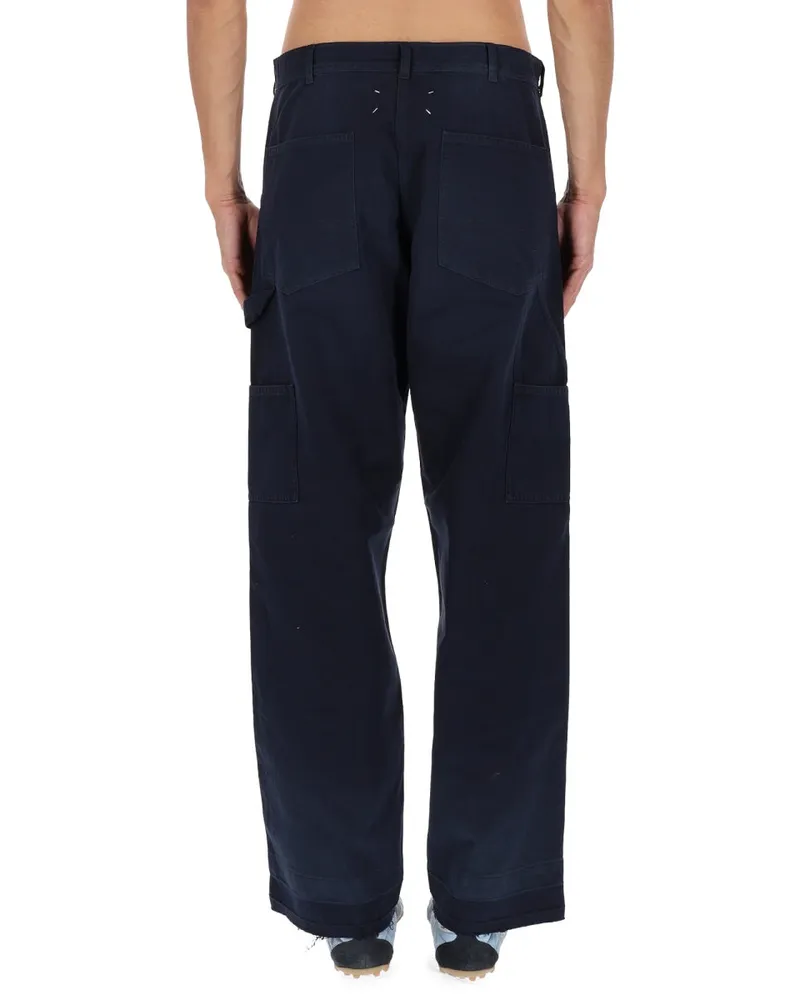 Maison Margiela Five-Pocket Cotton Jeans — Blue Blue