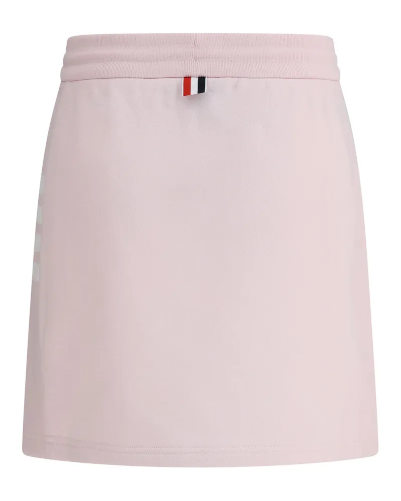 Thom Browne Women's Cotton Mini Skirt Lt Pink Pink