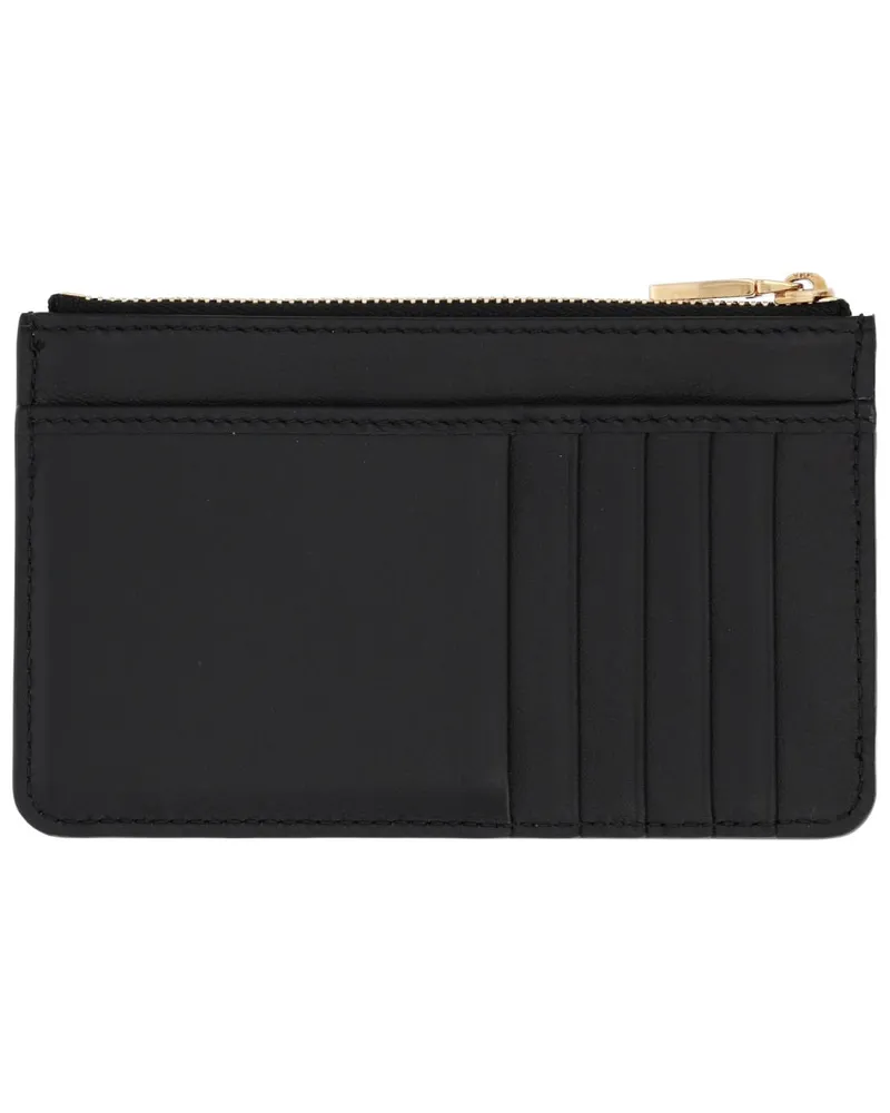 Dolce & Gabbana Leather Card Case — Black Black