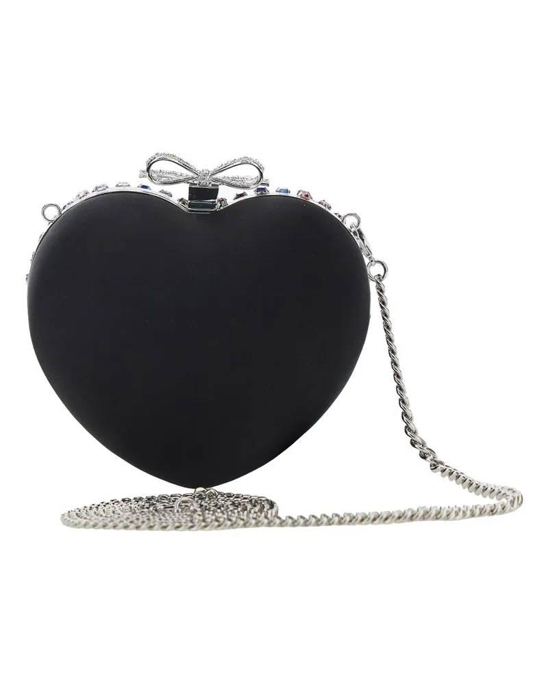 Self-Portrait Women's Clutch Bag Heart-Shaped Multicolour Polyester Multicolor