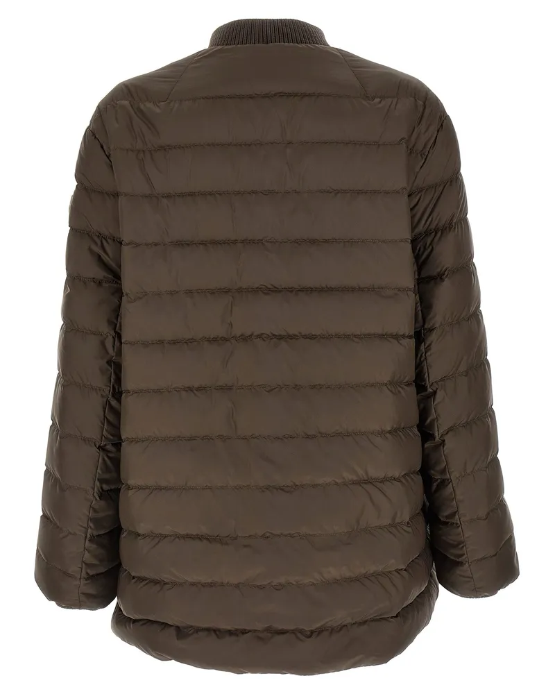Rick Owens Down Jacket — Brown Brown