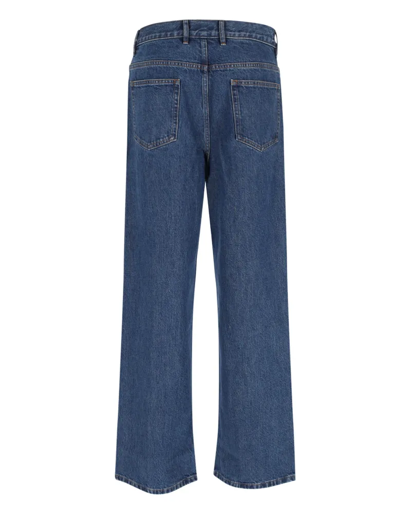 A.P.C. Men's  Jeans Blue Organic Cotton Blue
