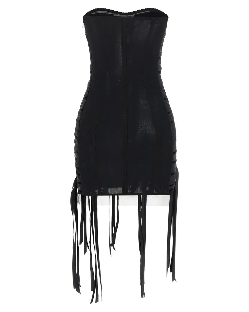 ATTICO Ribbon Dress — Black Black