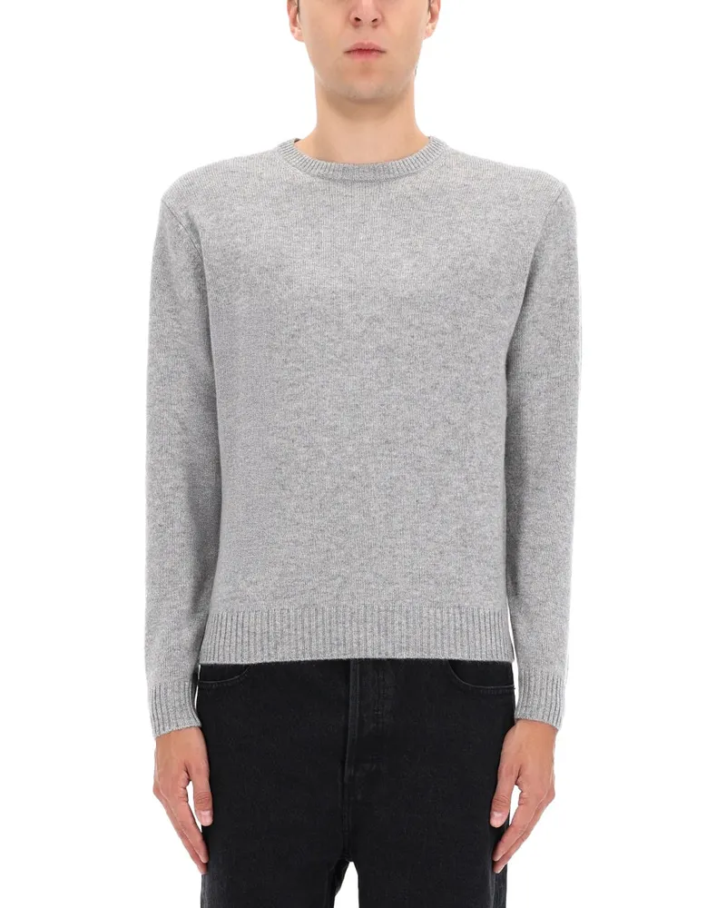 ASPESI Cashmere Knitted Sweater — Gray Gray