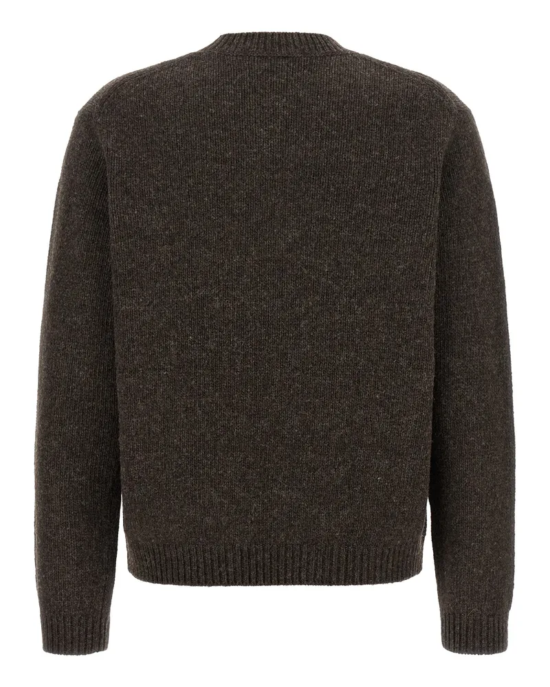 Kitsuné Intarsia Dressed Fox Sweater — Brown Brown