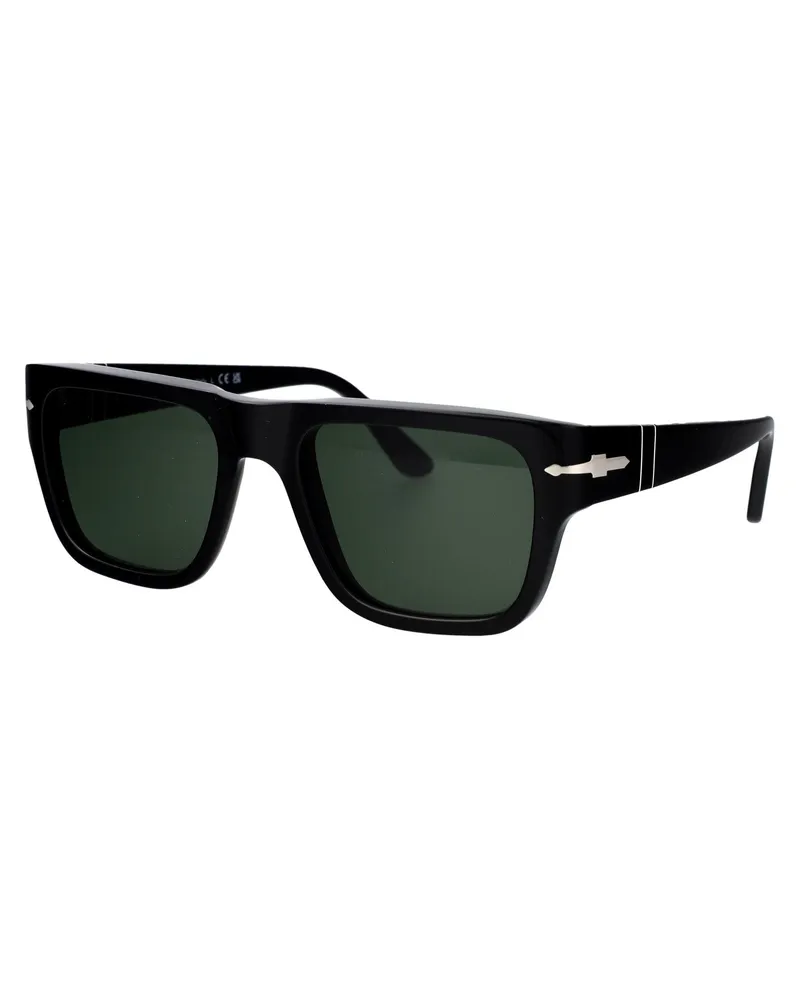 Persol Unisex Sunglasses 0po3348s Black Acetate Black