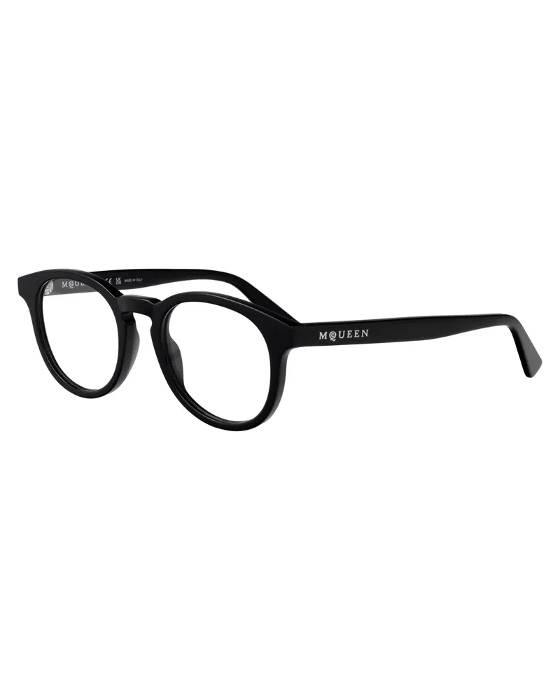 Alexander McQueen AM0514O Acetate Sunglasses — Black Black