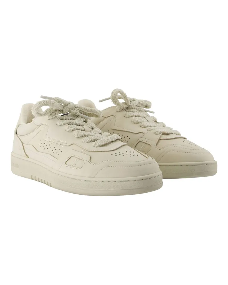 Axel Arigato Men's Dice Patchwork Sneaker Beige Calfskin Beige
