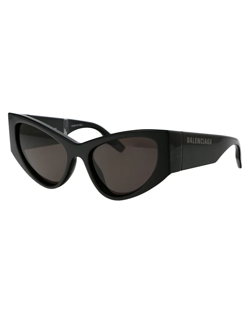 Balenciaga Women's Sunglasses Bb0300s Black-Grey Acetate Black-Black-Grey Black/black/grey Black
