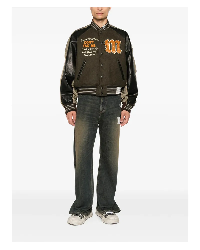 MIHARAYASUHIRO Khaki Bomber Jacket — Brown 