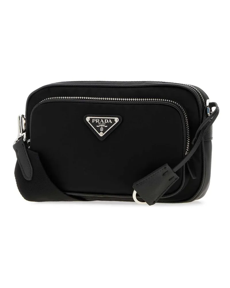 Prada Women's Re-Nylon Crossbody Bag Black Black