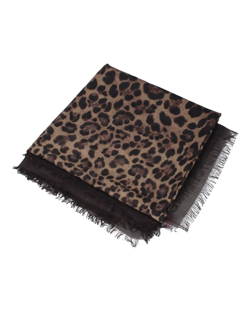 Valentino Garavani Women's Brown Cashmere Foulard Accessory Brown