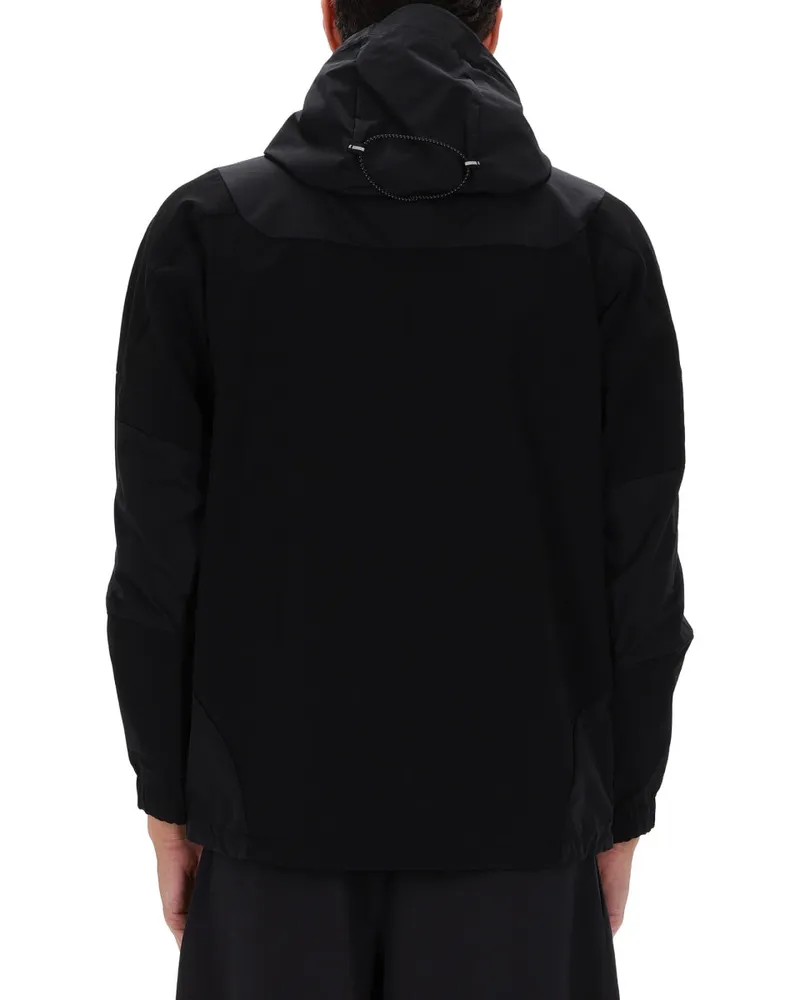 and wander Logo-Detail Nylon Jacket — Black Black
