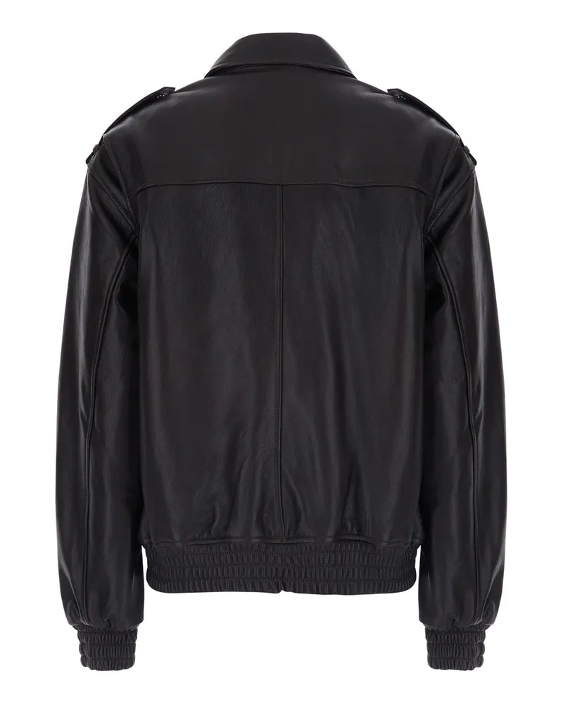 Arma Women's Leather Jacket Astra Brown Coat Black