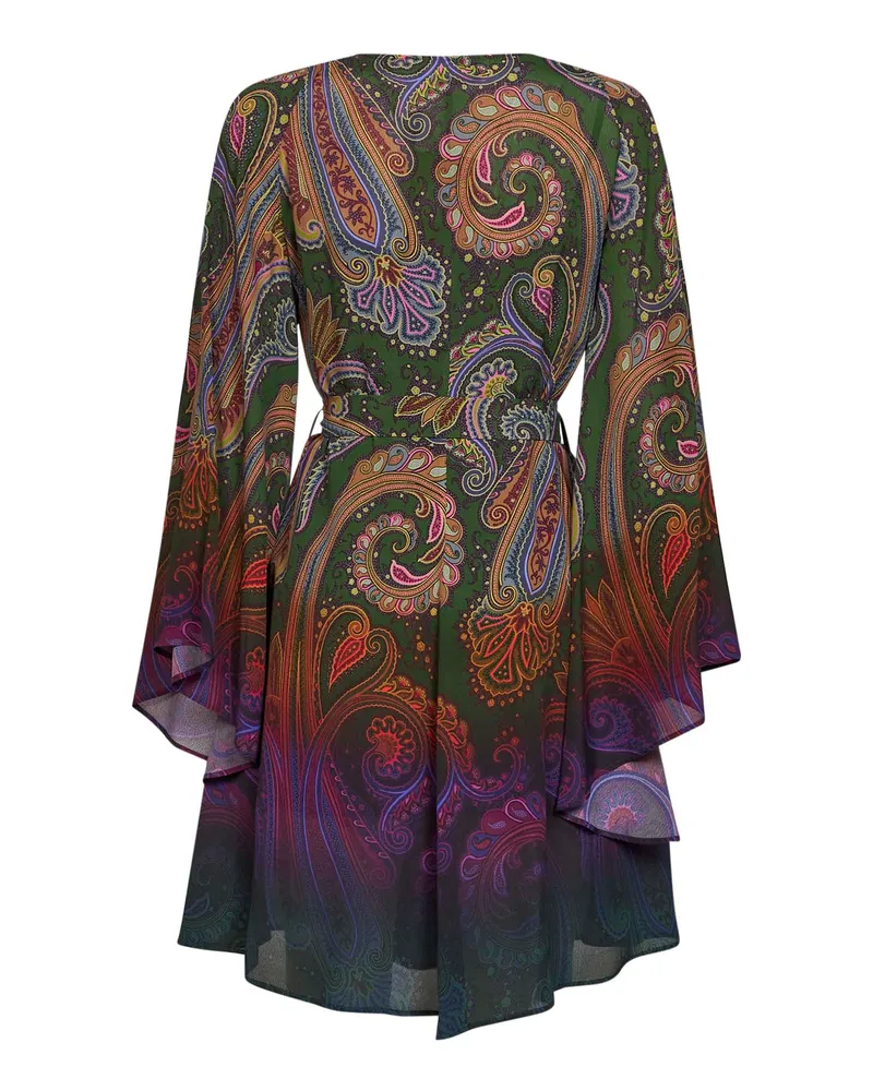 Etro Women's Mini Dress Multicolour Viscose Multicolor